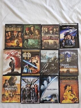 DVD Bundle of 12 Fantasy Action Adventure